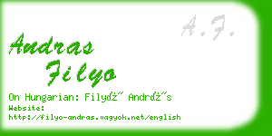 andras filyo business card